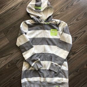 Adidas long zip up hoodie